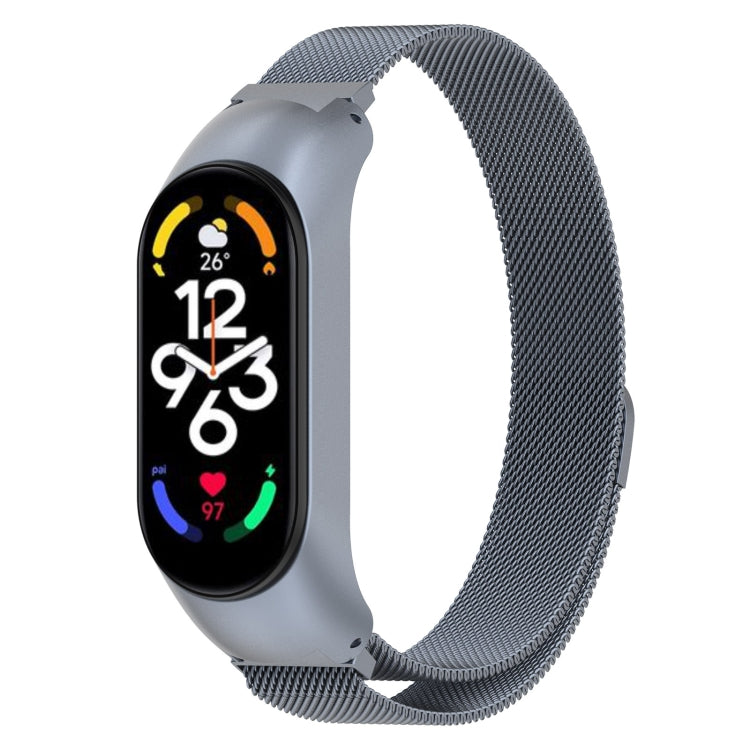 Milan Metal Stainless Steel Watch Band, Compatible with Xiaomi Mi Band 7 / 7NFC