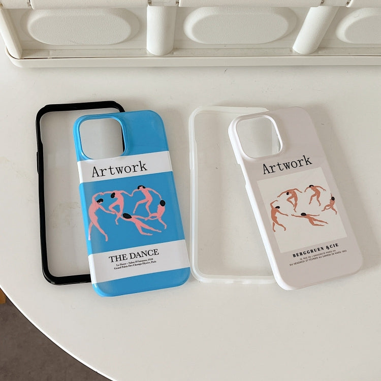 2 in 1 Detachable Painted Pattern Phone Case, For iPhone 14 Pro