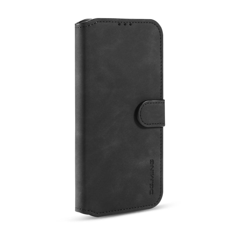 DG.MING Retro Oil Side Horizontal Flip Case with Holder & Card Slots & Wallet, Compatible with Huawei P40 Lite / Nova 6 SE