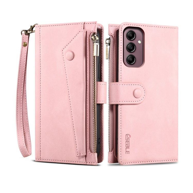 Retro Frosted RFID Flip Leather Phone Case, Compatible with Samsung Galaxy A14 5G