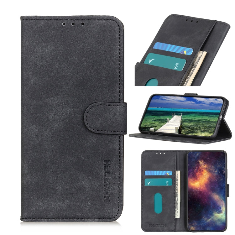 KHAZNEH Retro Texture Horizontal Flip Leather Phone Case, Compatible with Samsung Galaxy S23 FE 5G