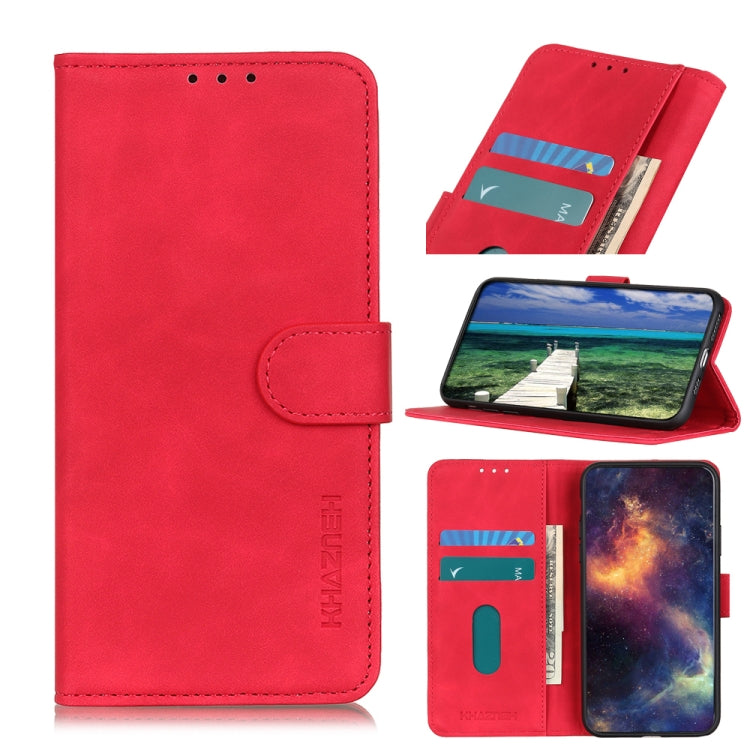 KHAZNEH Retro Texture Horizontal Flip Leather Phone Case, Compatible with Samsung Galaxy S23 FE 5G