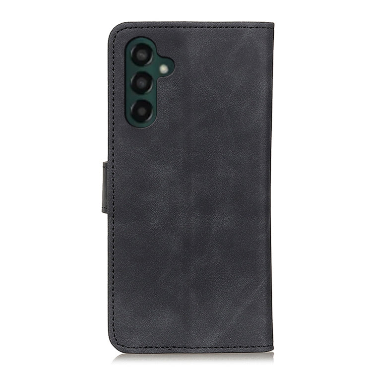 KHAZNEH Retro Texture Horizontal Flip Leather Phone Case, Compatible with Samsung Galaxy A55 5G