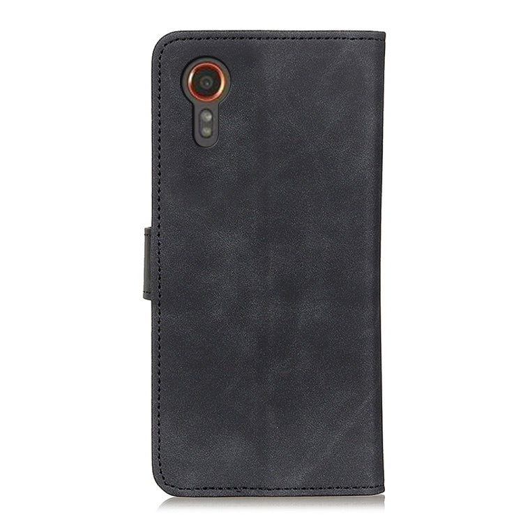 KHAZNEH Retro Texture Horizontal Flip Leather Phone Case, Compatible with Samsung Galaxy Xcover7