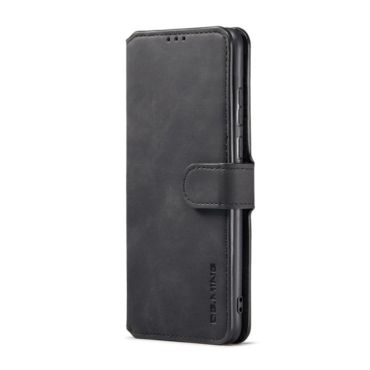 DG.MING Retro Oil Edge Flip Leather Phone Case, Compatible with Samsung Galaxy S23 5G