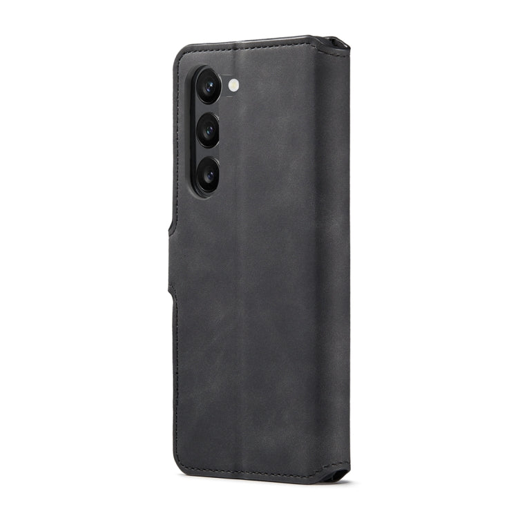 DG.MING Retro Oil Edge Flip Leather Phone Case, Compatible with Samsung Galaxy S23 5G