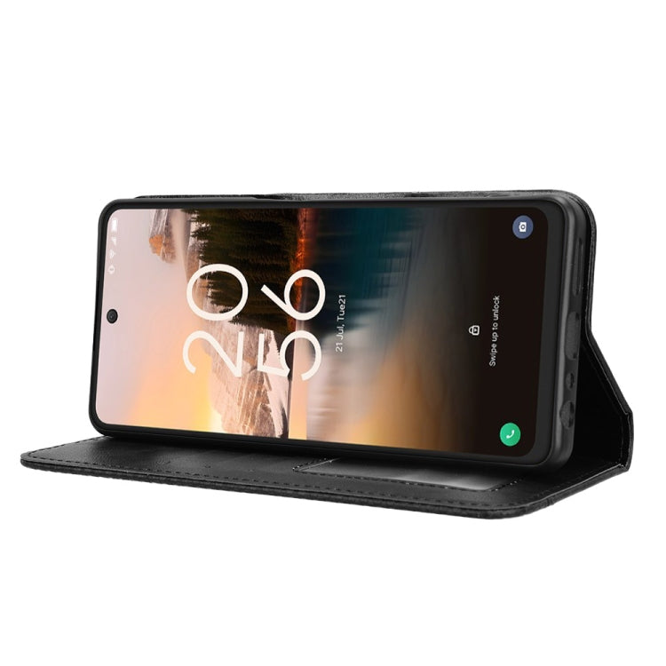 Magnetic Buckle Retro Texture Leather Phone Case, Compatible with TCL 40 NxtPaper 4G