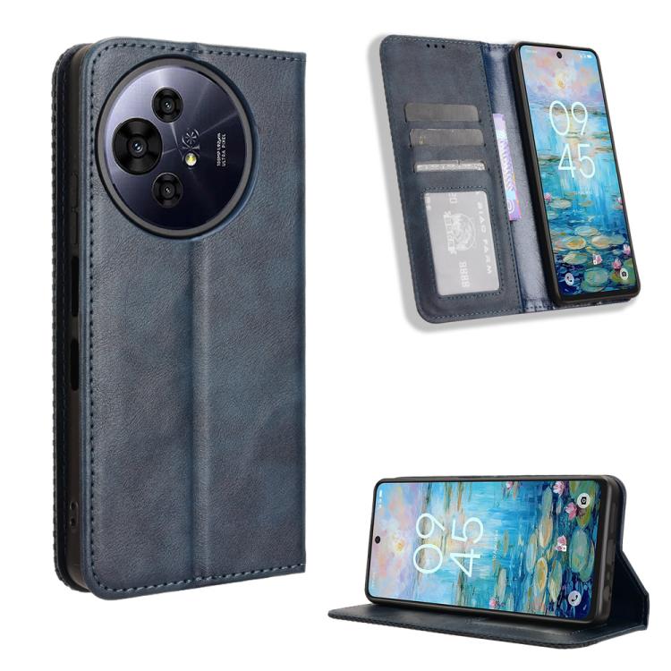 Magnetic Buckle Retro Texture Leather Phone Case, Compatible with TCL 50 NxtPaper 5G / 50 Pro NxtPaper 5G