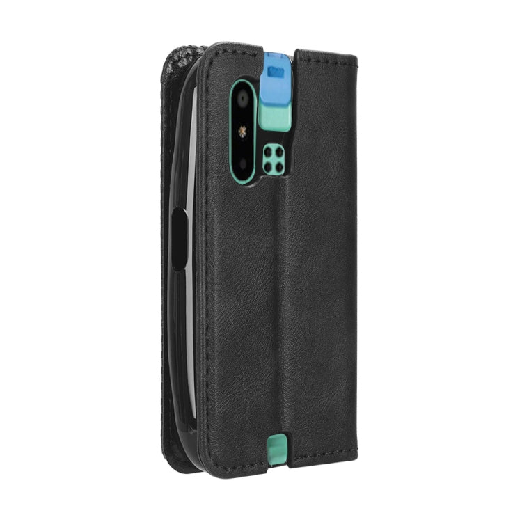 Magnetic Buckle Retro Texture Leather Phone Case, Compatible with Sharp Mamorino6
