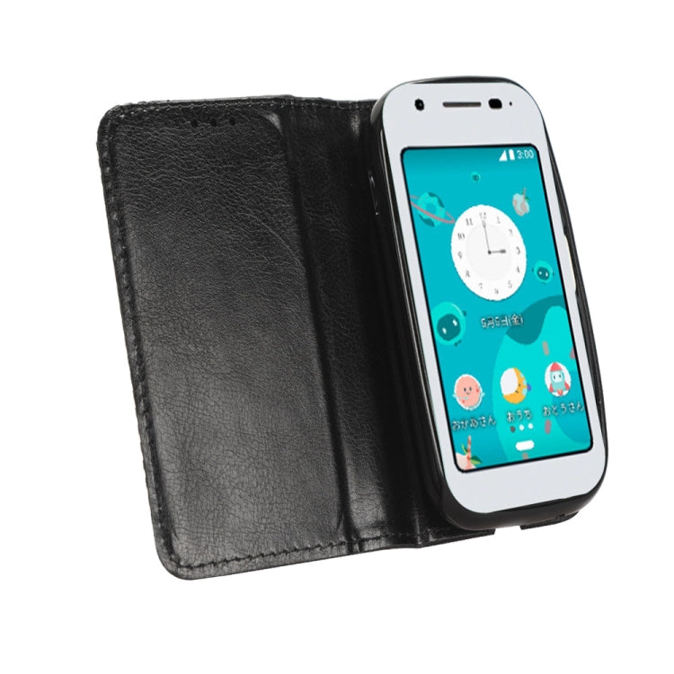 Magnetic Buckle Retro Texture Leather Phone Case, Compatible with Sharp Mamorino6