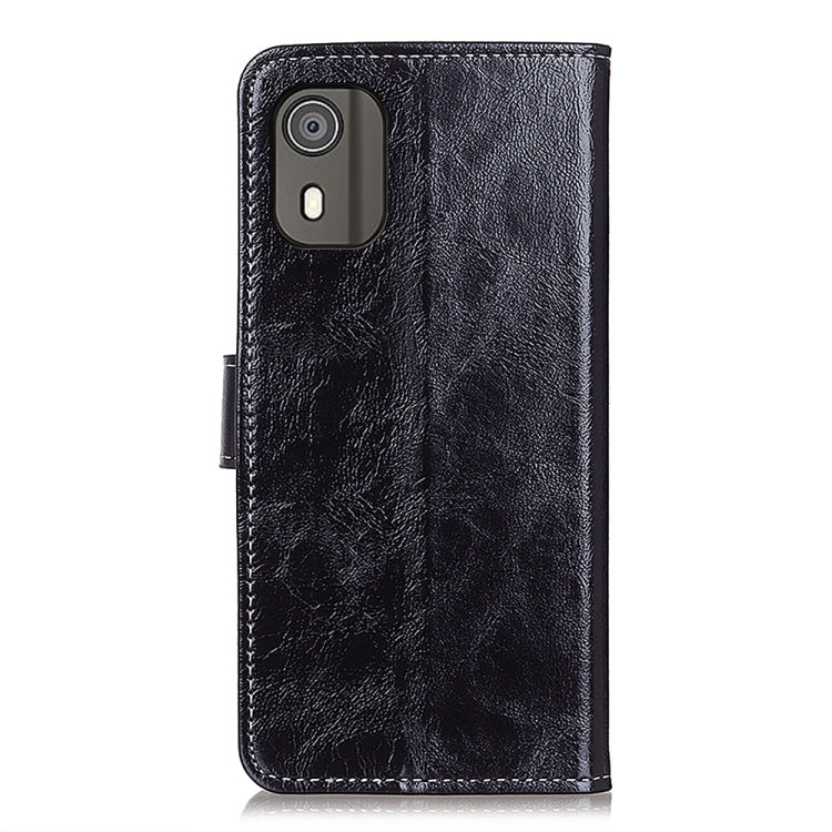 Retro Crazy Horse Texture Horizontal Flip Leather Phone Case, Compatible with Nokia C02