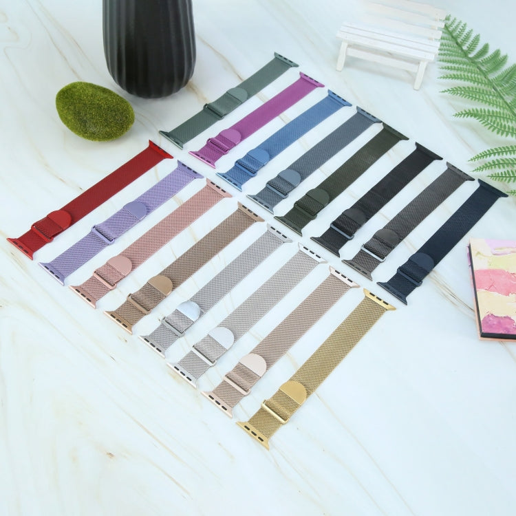Milanese Metal Magnetic Watch Band, Compatible with Apple Watch SE 2023 40mm