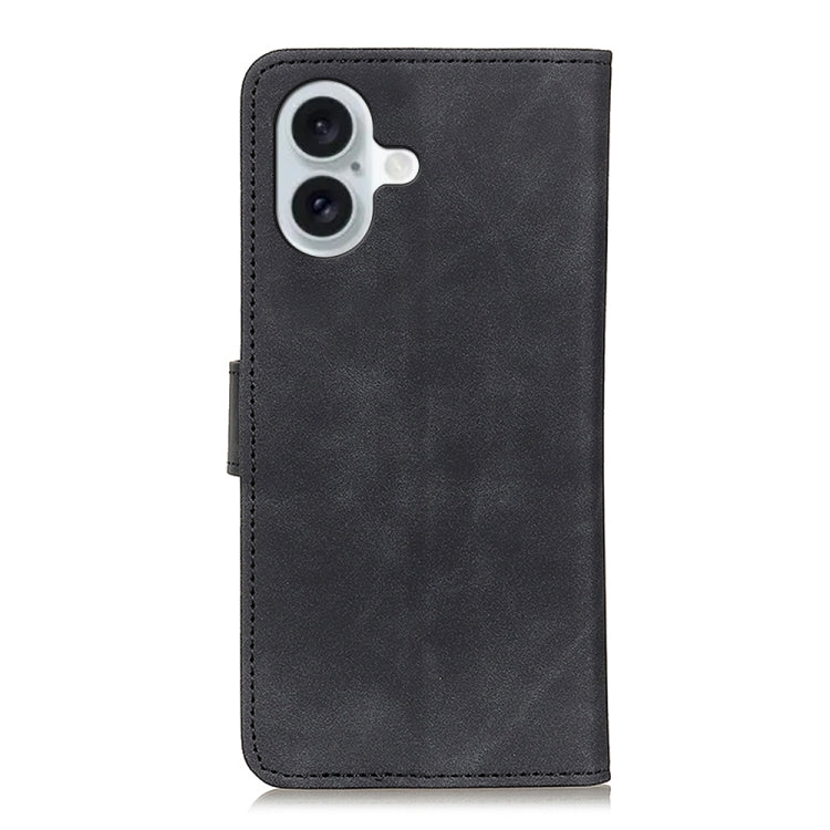 KHAZNEH Retro Texture Leather Phone Case, Compatible with iPhone 16 Plus