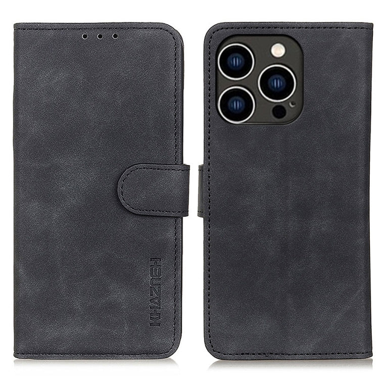 KHAZNEH Retro Texture Leather Phone Case, Compatible with iPhone 16 Pro Max