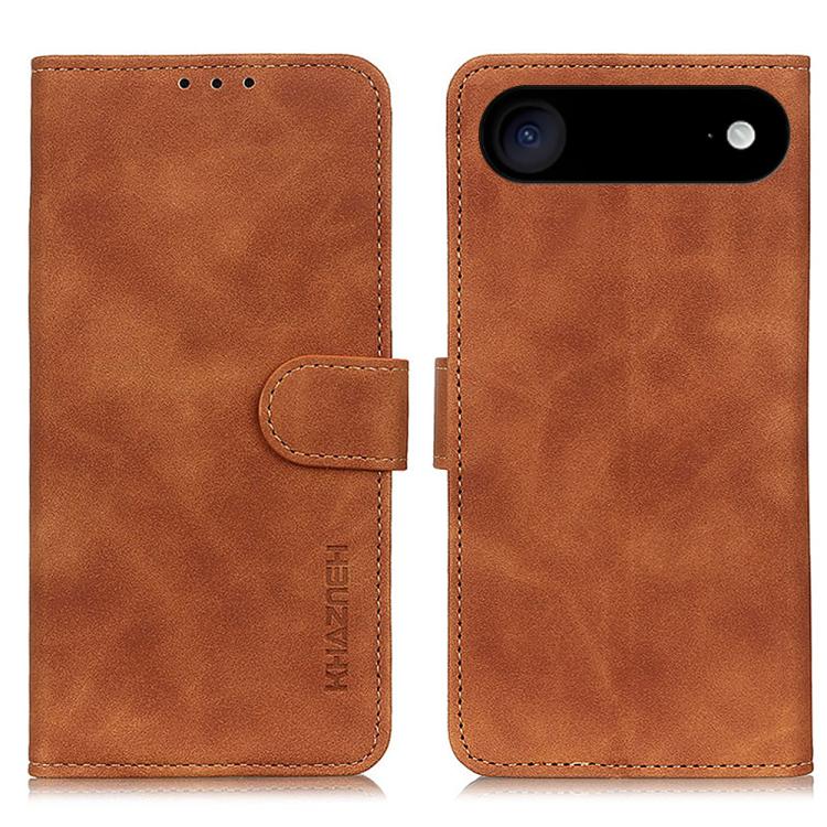 KHAZNEH Retro Texture Leather Phone Case, Compatible with iPhone 17 Air