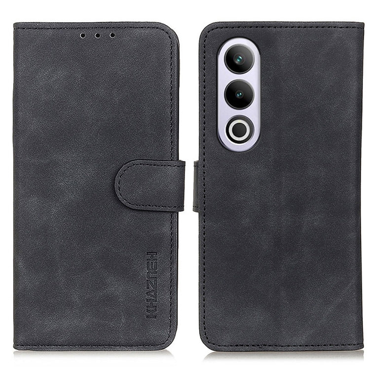 KHAZNEH Retro Texture Leather Phone Case, Compatible with OnePlus Nord CE4 5G / K12 5G
