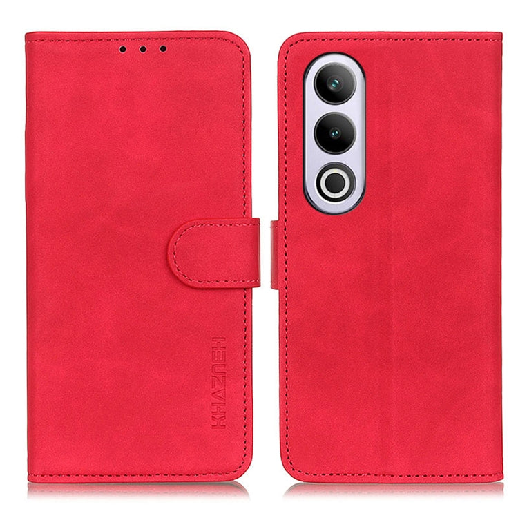 KHAZNEH Retro Texture Leather Phone Case, Compatible with OnePlus Nord CE4 5G / K12 5G
