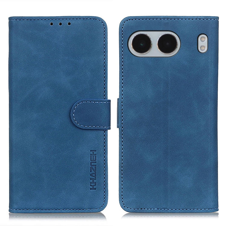 KHAZNEH Retro Texture Leather Phone Case, Compatible with OnePlus Nord 4