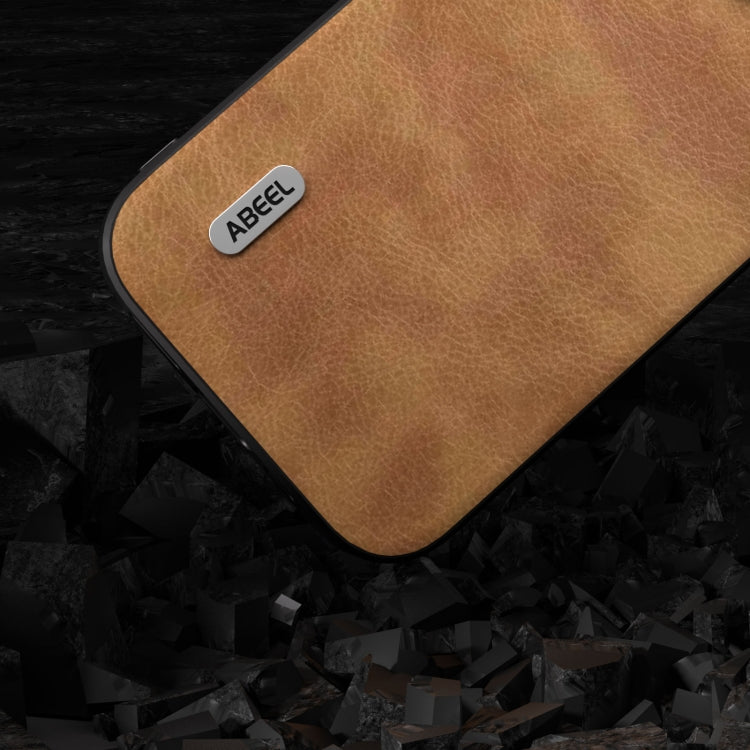 ABEEL Retro Litchi Texture PU Phone Case, Compatible with iPhone 14 Plus