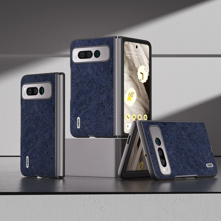 ABEEL Retro Litchi Texture PU Phone Case, Compatible with Google Pixel Fold