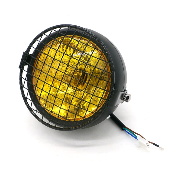 Motorcycle Reticular Retro Lamp LED Headlight Modification Accessories for Halley CG125 / GN125