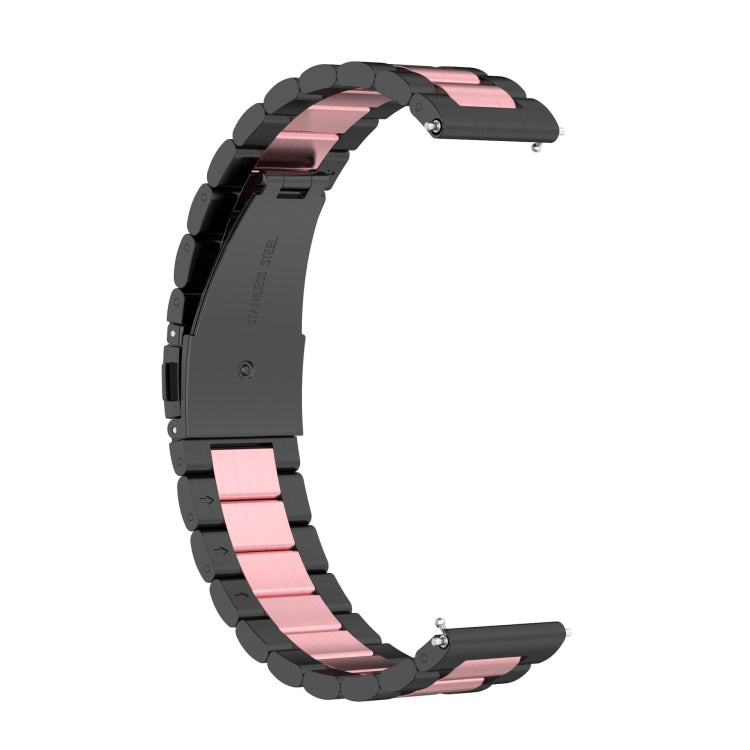 Three Bead Stainless Steel Watch Band, Compatible with Huawei Watch 4 / 4 Pro