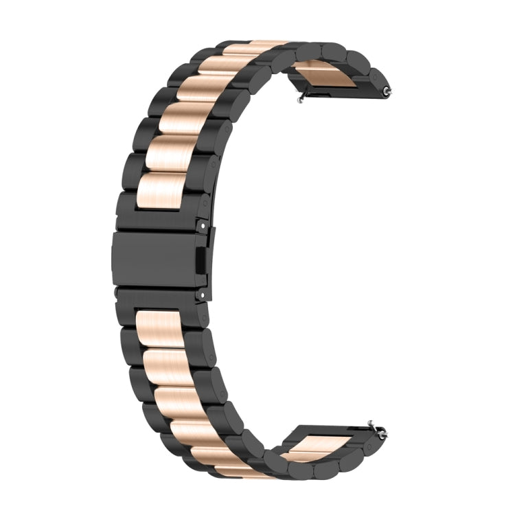 Three Bead Stainless Steel Watch Band, Compatible with Huawei Watch 4 / 4 Pro