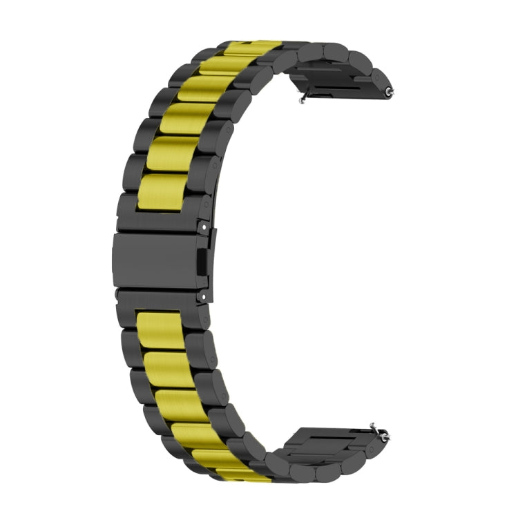 Three Bead Stainless Steel Watch Band