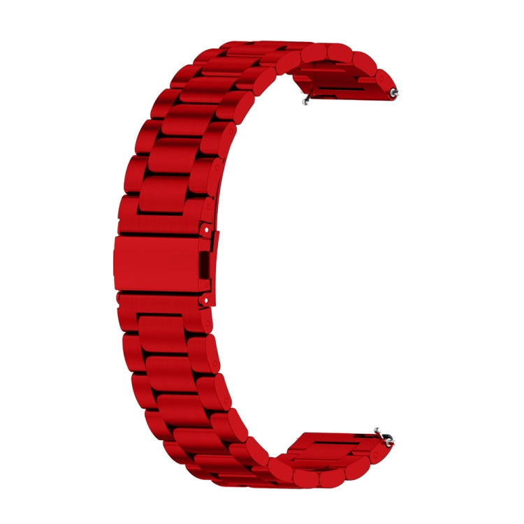 Three Bead Stainless Steel Watch Band