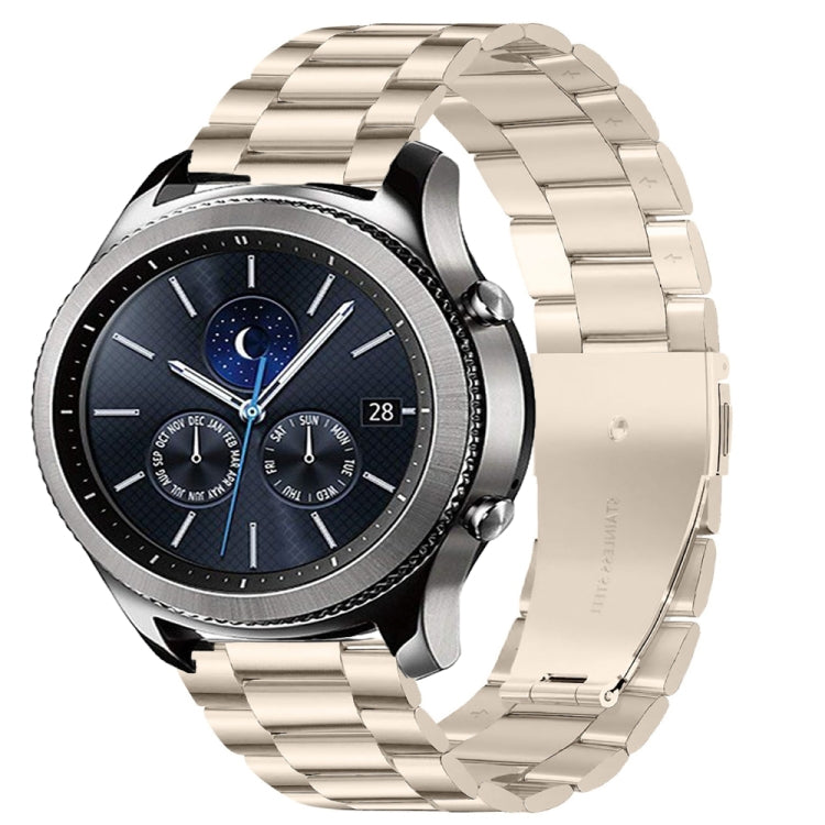 Three Bead Stainless Steel Watch Band, Compatible with Huawei Watch 4 / 4 Pro
