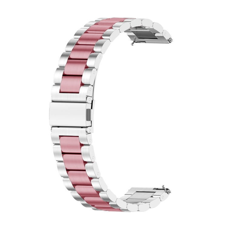Three Bead Stainless Steel Watch Band, Compatible with Huawei Watch 4 / 4 Pro