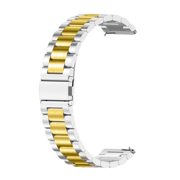 Three Bead Stainless Steel Watch Band, Compatible with Huawei Watch 4 / 4 Pro