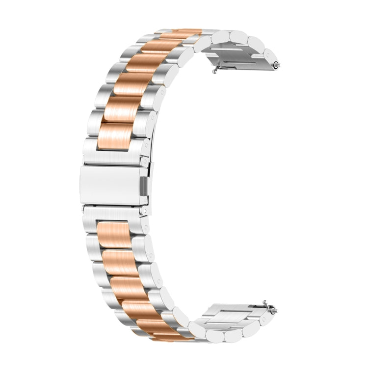 Three Bead Stainless Steel Watch Band, Compatible with Huawei Watch 4 / 4 Pro