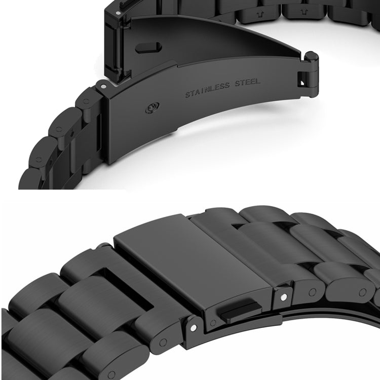 Three Bead Stainless Steel Watch Band, Compatible with Huawei Watch 4 / 4 Pro
