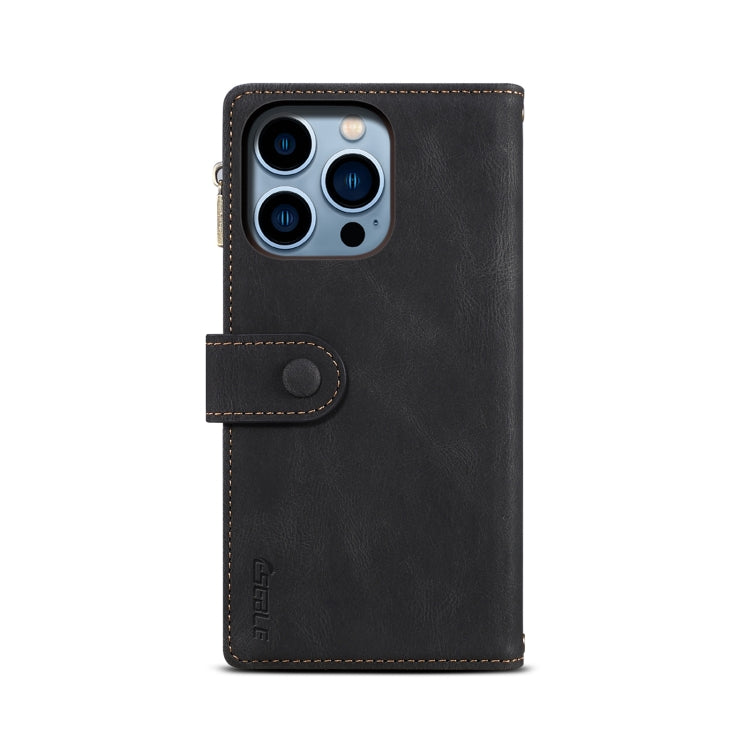 ESEBLE Retro Frosted RFID Flip Leather Phone Case, Compatible with iPhone 15 Pro