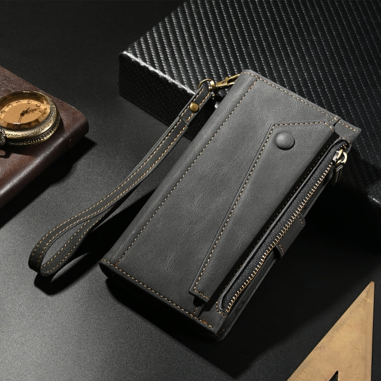 ESEBLE Retro Frosted RFID Flip Leather Phone Case, Compatible with iPhone 16 Plus