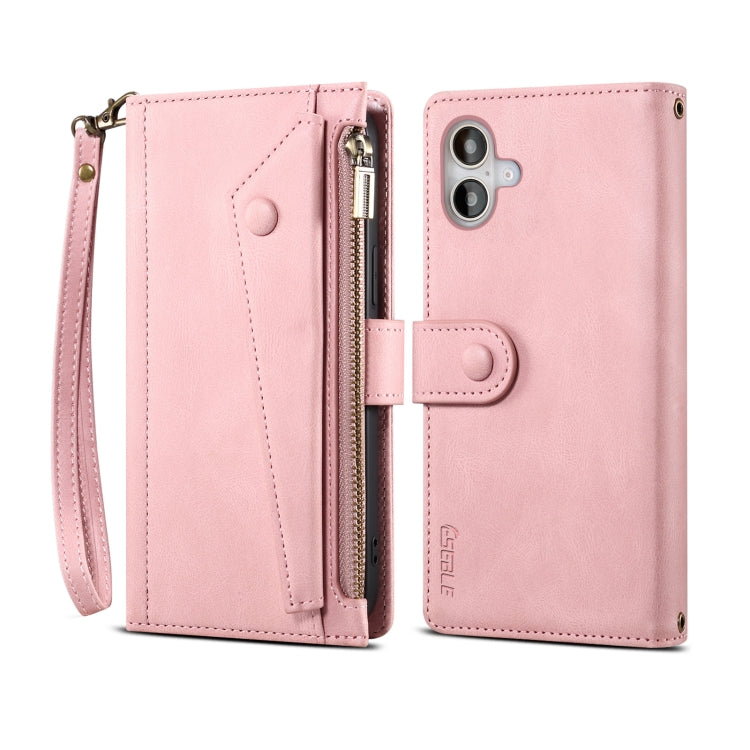 ESEBLE Retro Frosted RFID Flip Leather Phone Case, Compatible with iPhone 16