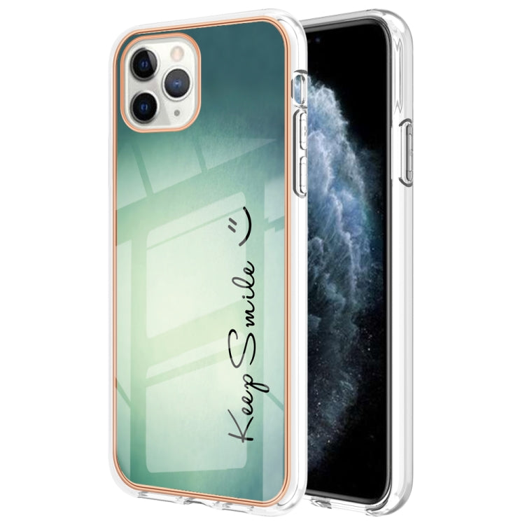 Electroplating Marble Dual-side IMD Phone Case, For iPhone 11 Pro Max