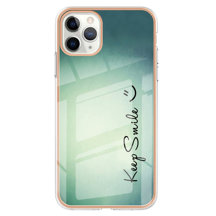 Electroplating Marble Dual-side IMD Phone Case, For iPhone 11 Pro Max