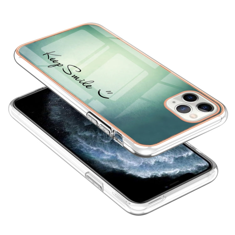 Electroplating Marble Dual-side IMD Phone Case, For iPhone 11 Pro Max