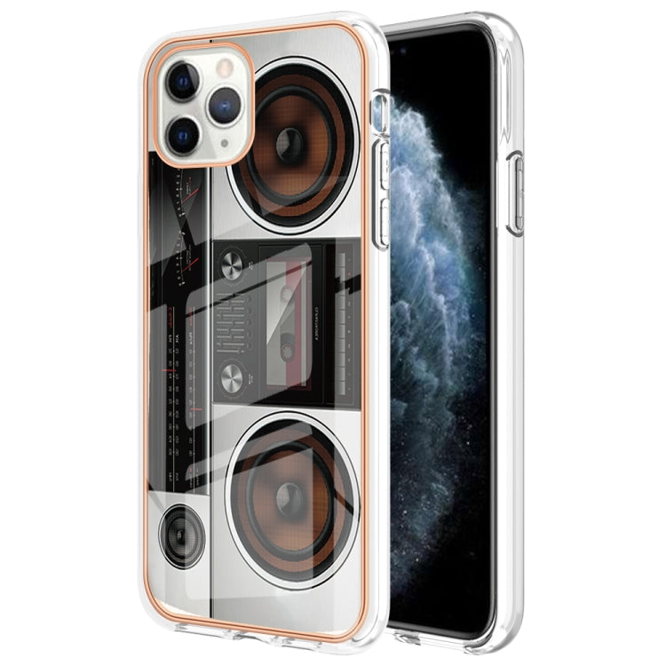 Electroplating Marble Dual-side IMD Phone Case, For iPhone 11 Pro Max