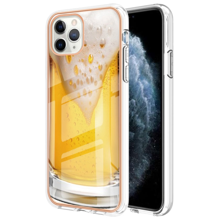Electroplating Marble Dual-side IMD Phone Case, For iPhone 11 Pro Max