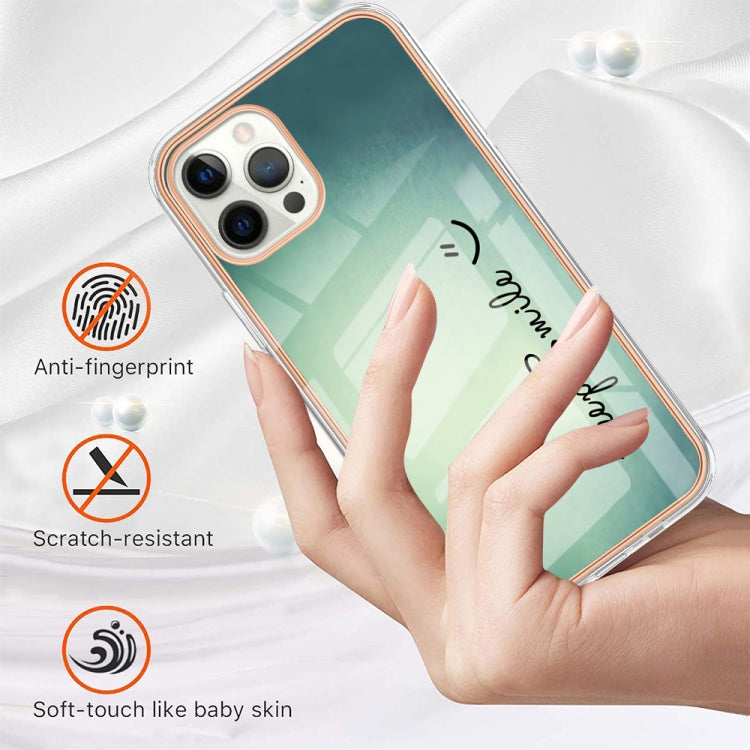 Electroplating Marble Dual-side IMD Phone Case, For iPhone 12 Pro Max