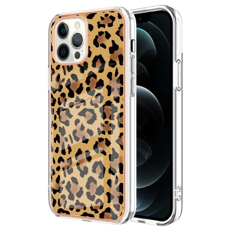 Electroplating Marble Dual-side IMD Phone Case, For iPhone 12 Pro Max
