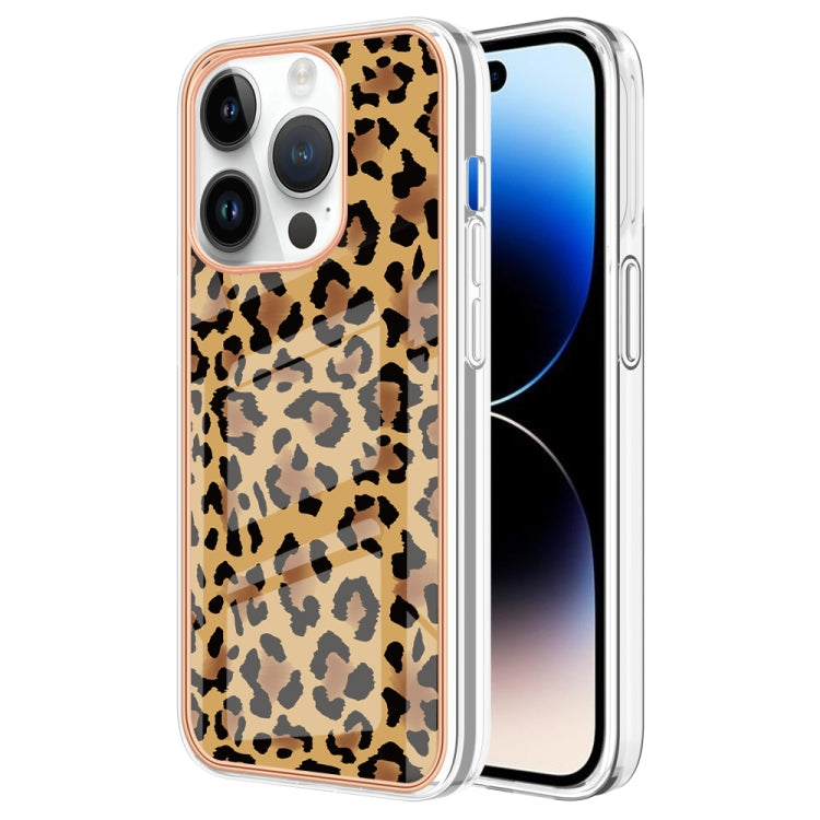 Electroplating Marble Dual-side IMD Phone Case, For iPhone 13 Pro Max