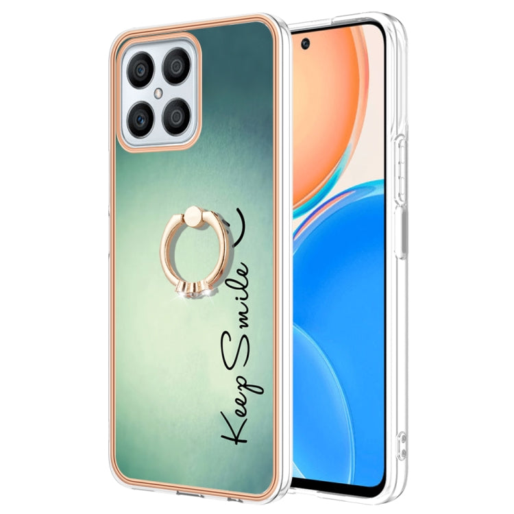 Electroplating Dual-side IMD Phone Case with Ring Holder