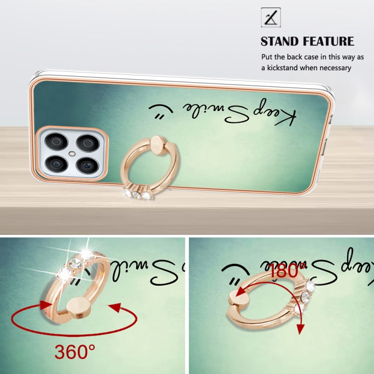 Electroplating Dual-side IMD Phone Case with Ring Holder