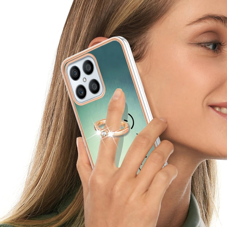 Electroplating Dual-side IMD Phone Case with Ring Holder