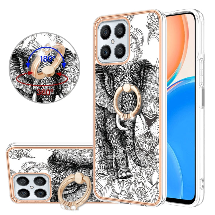Electroplating Dual-side IMD Phone Case with Ring Holder