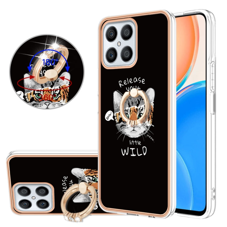 Electroplating Dual-side IMD Phone Case with Ring Holder